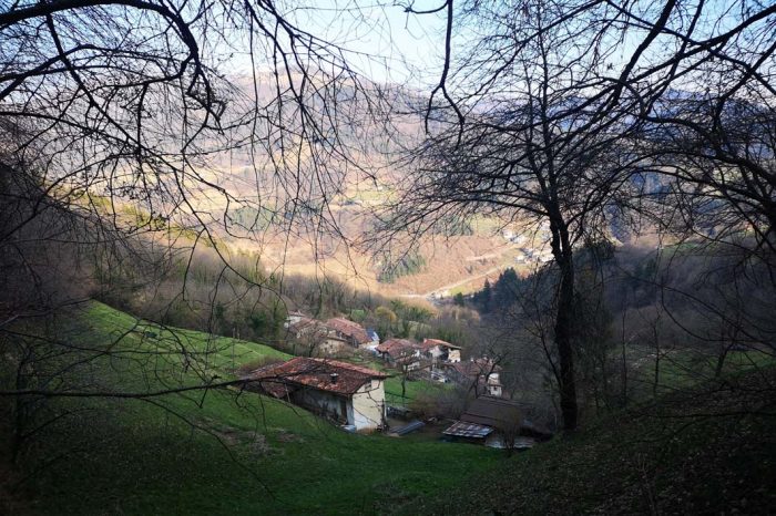 paesaggio a Savenone di sopra e Savanone di sotto